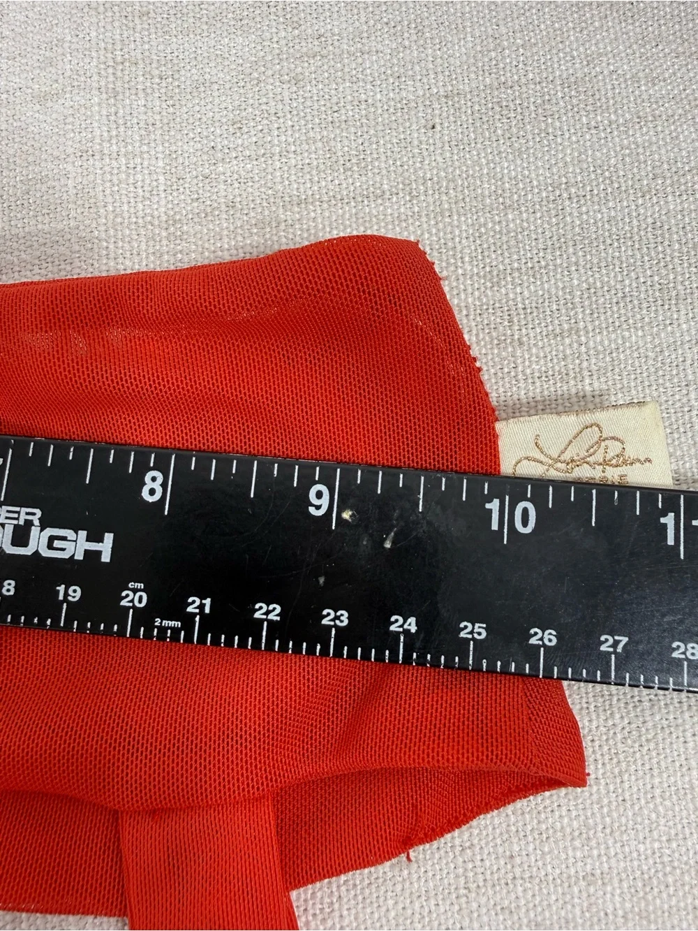 Laina rauma Sheer Orange Thigh Bands for Smooth Hold Lingerie